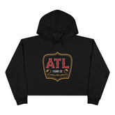 ATL Cigar Women's Cropped Black Hoodie