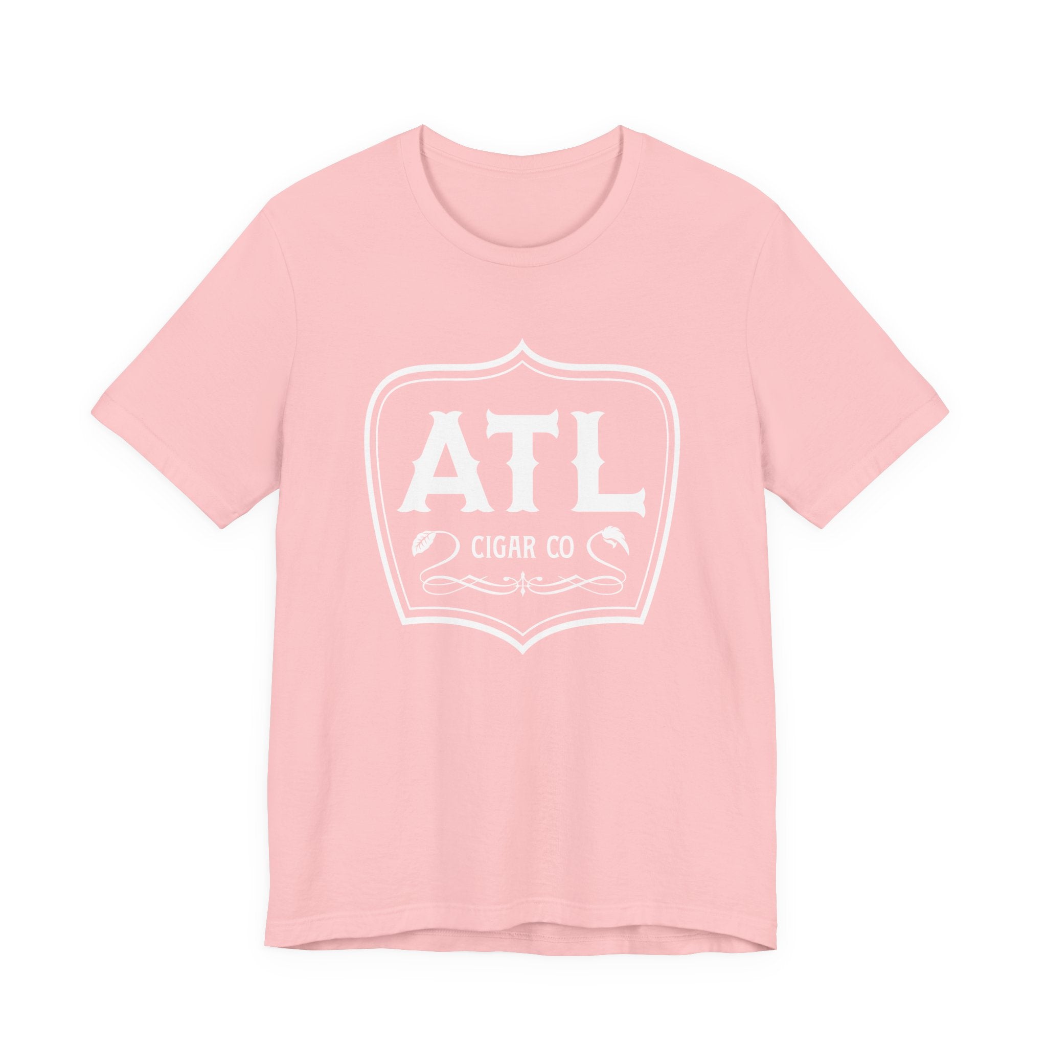 White ATL Crest on Solid Color Tee (unisex)