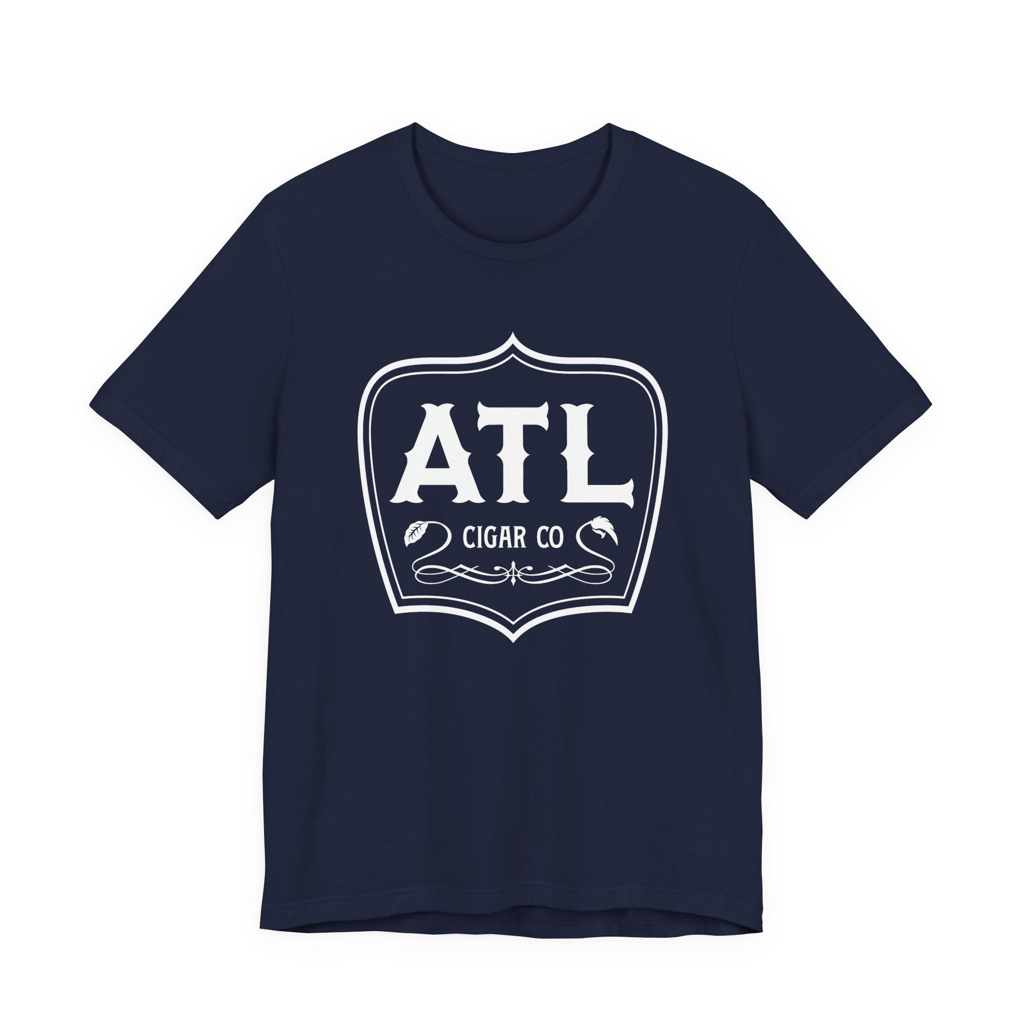 White ATL Crest on Solid Color Tee (unisex)
