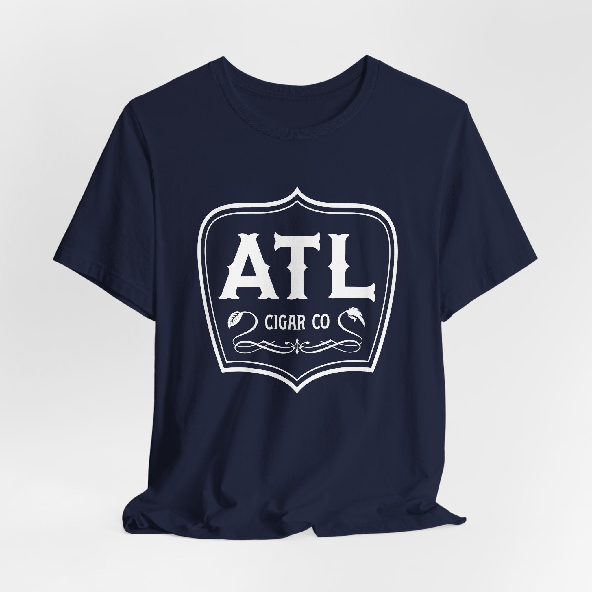White ATL Crest on Solid Color Tee (unisex)