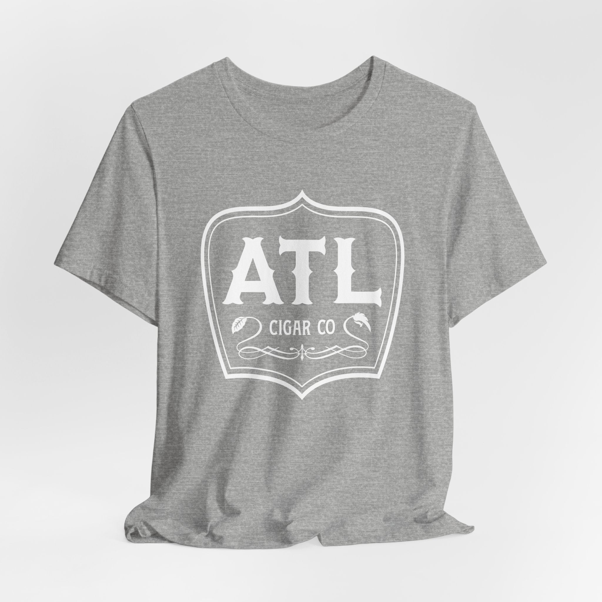 White ATL Crest on Solid Color Tee (unisex)