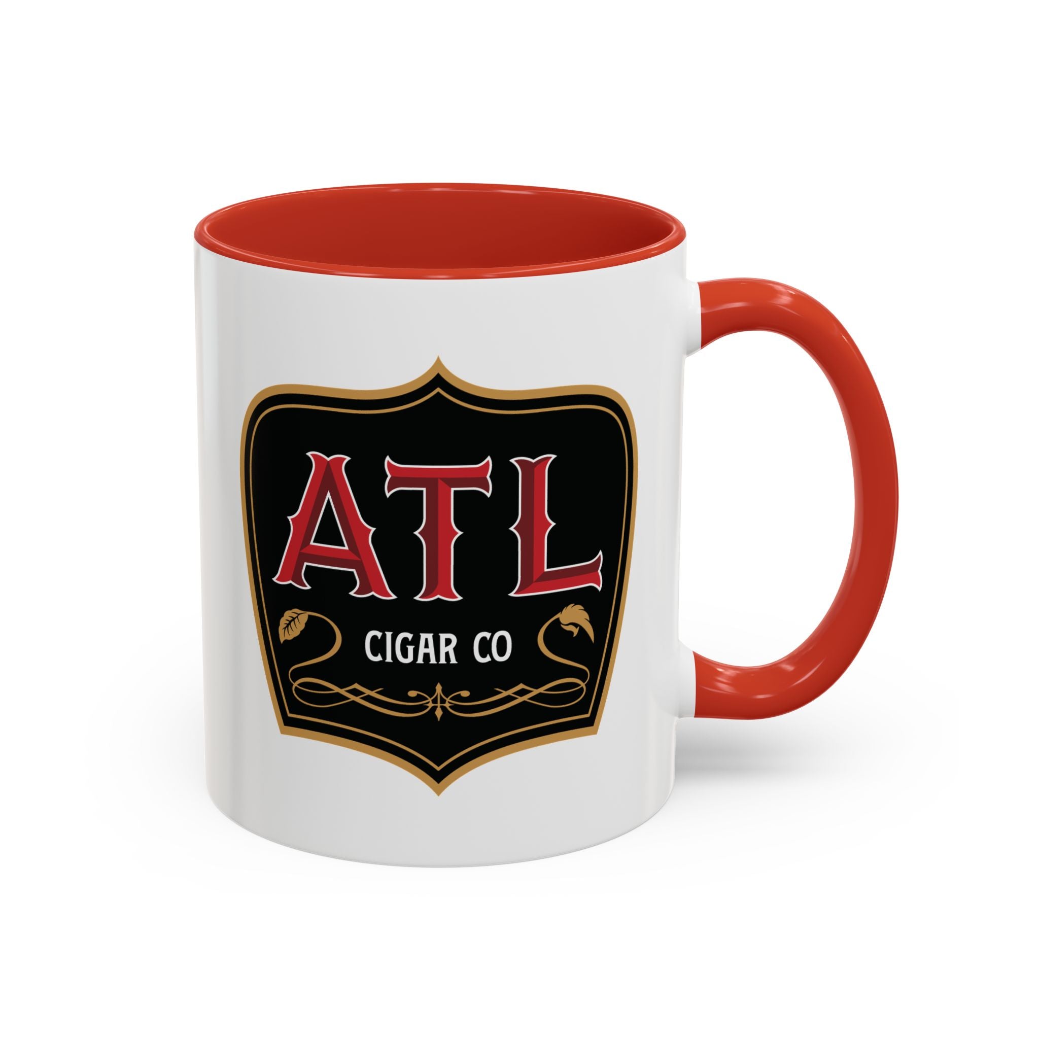 ATL Cigar Co Accent Coffee Mug – Bold Logo 11/15oz Ceramic Mug