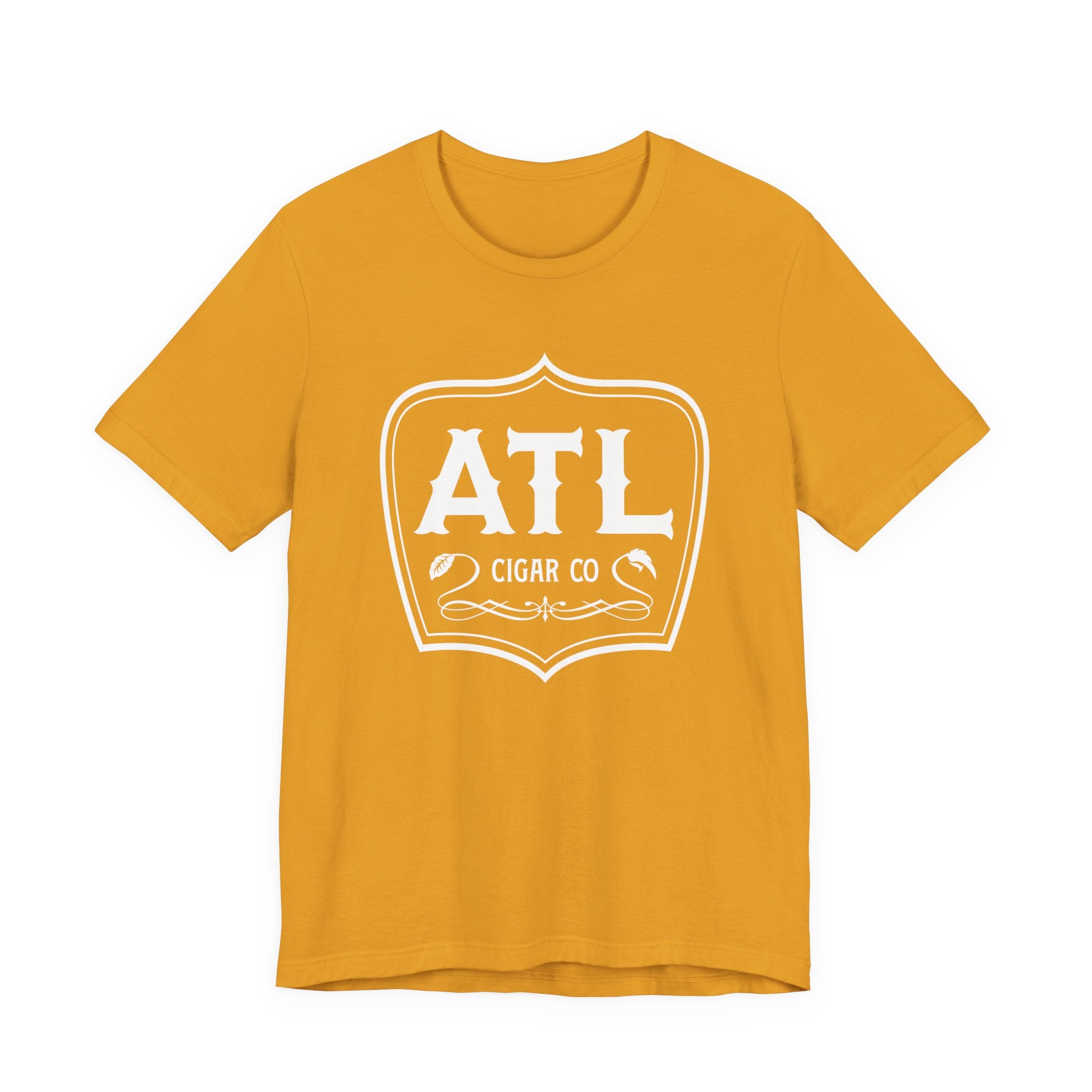 White ATL Crest on Solid Color Tee (unisex)