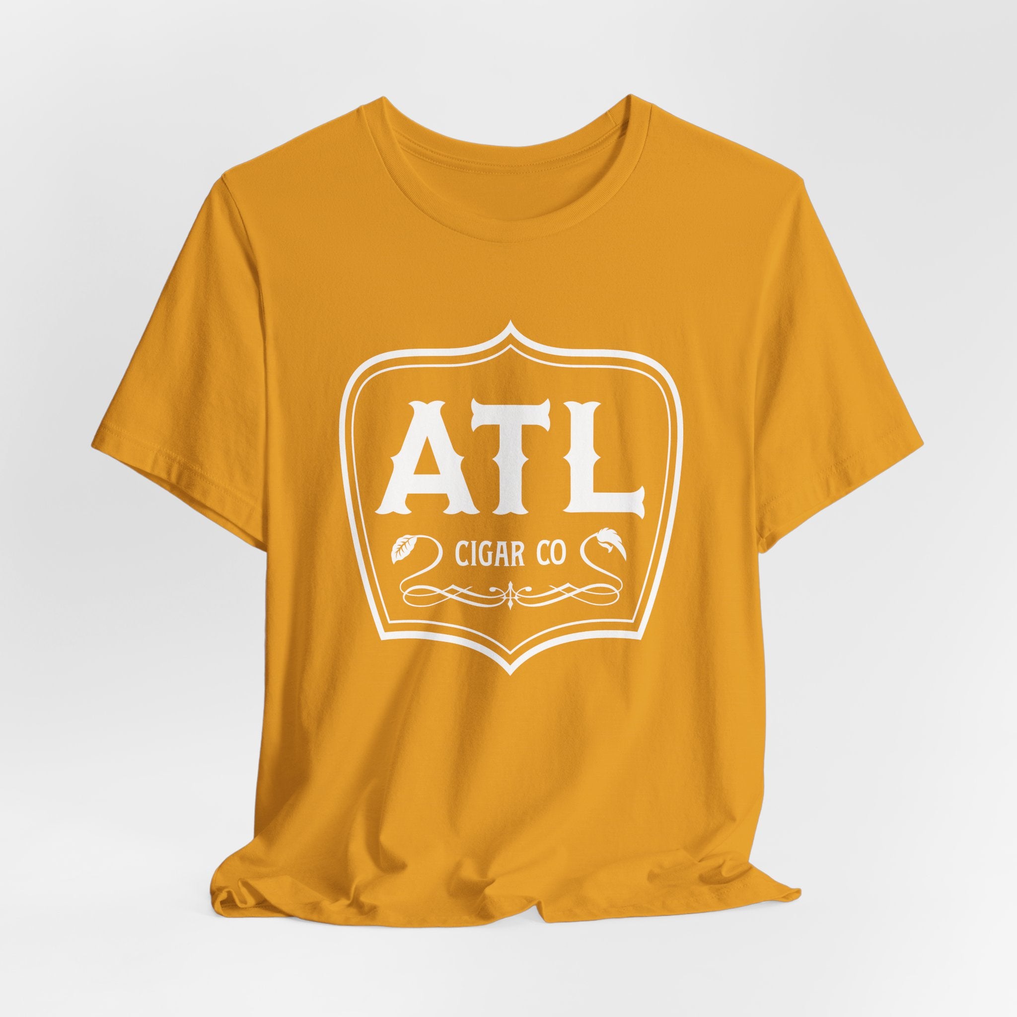 White ATL Crest on Solid Color Tee (unisex)