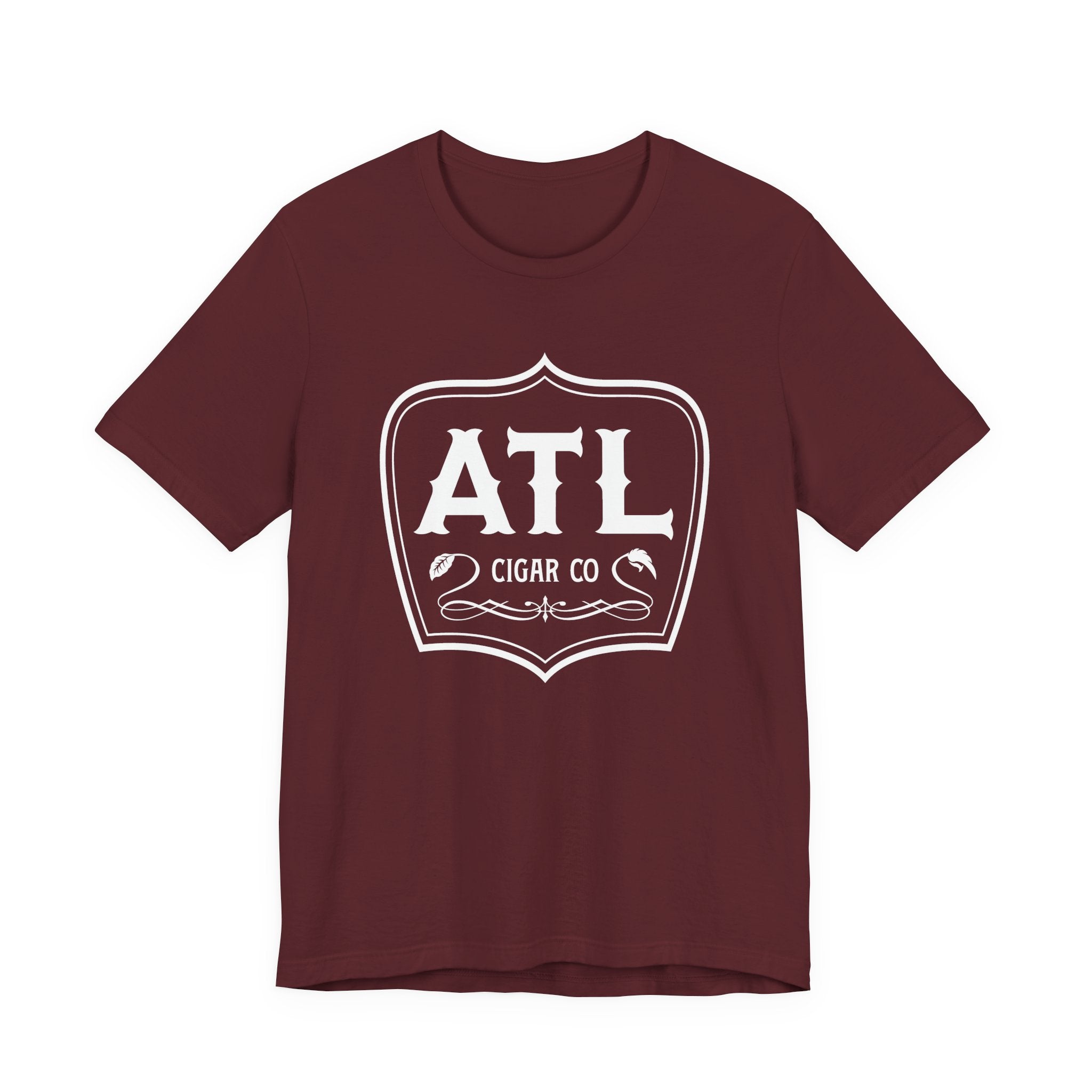 White ATL Crest on Solid Color Tee (unisex)