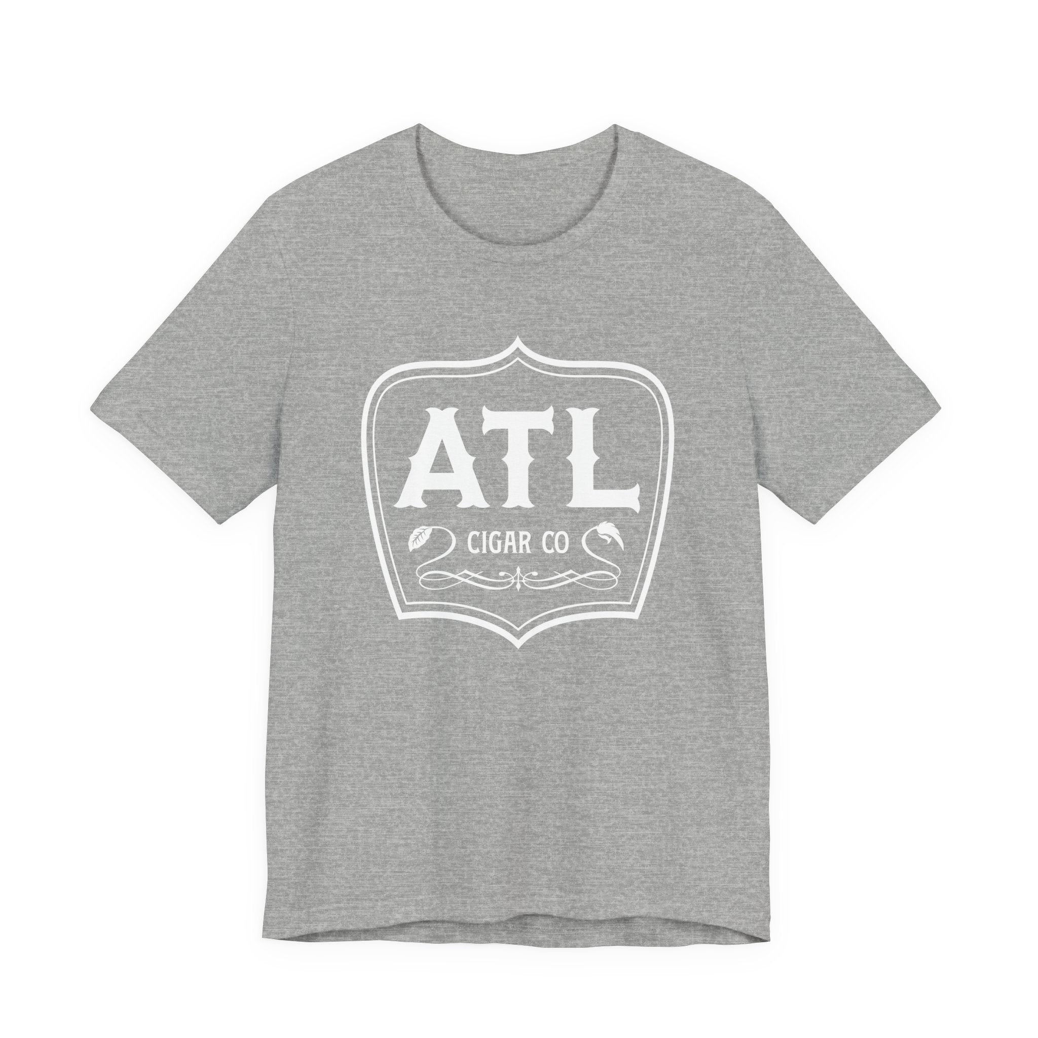 White ATL Crest on Solid Color Tee (unisex)
